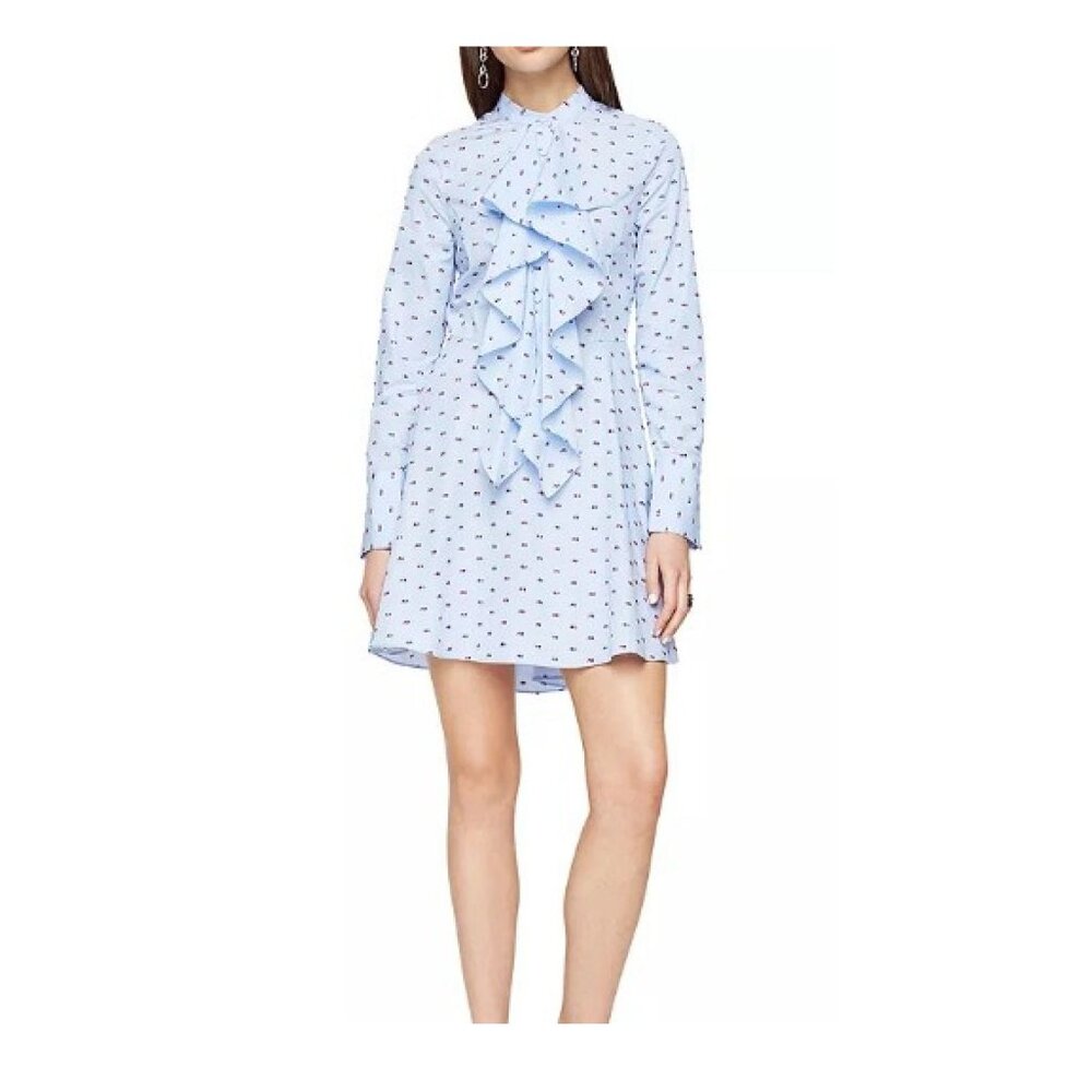 BCBGMAXAZRIA I Chelsea Ruffle Shirt Dress I NWT